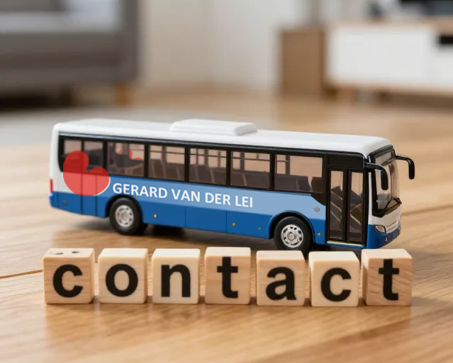 Contact, model van bus, touringcarbedrijf Gerard van der Lei, Bus huren in Friesland